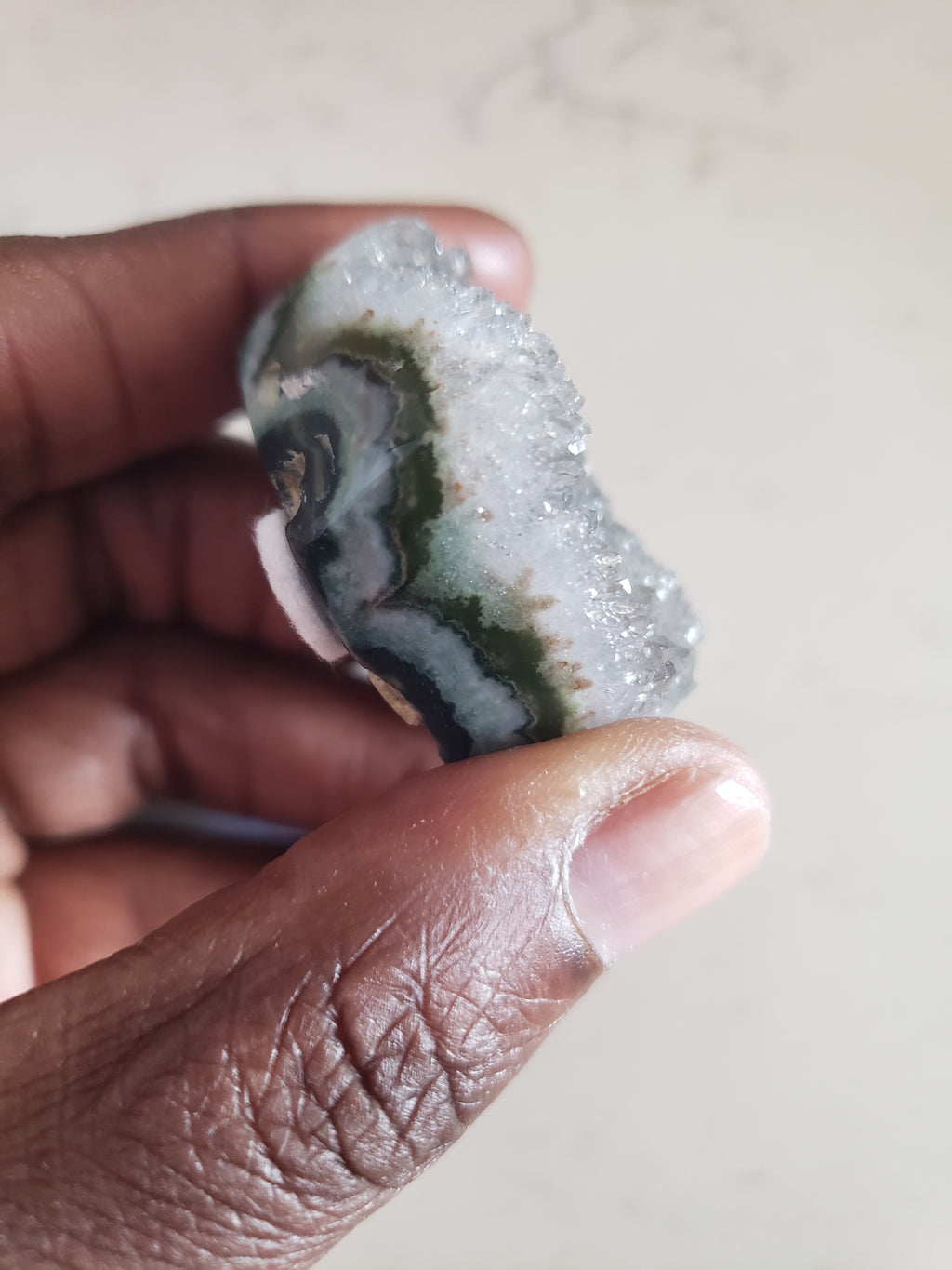 Green Amethyst, also known as Prasiolite