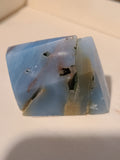 Caribbean Calcite Freeform Crystal | Rare One-of-a-Kind Stone from Dominican Republic | Calming Healing Crystal