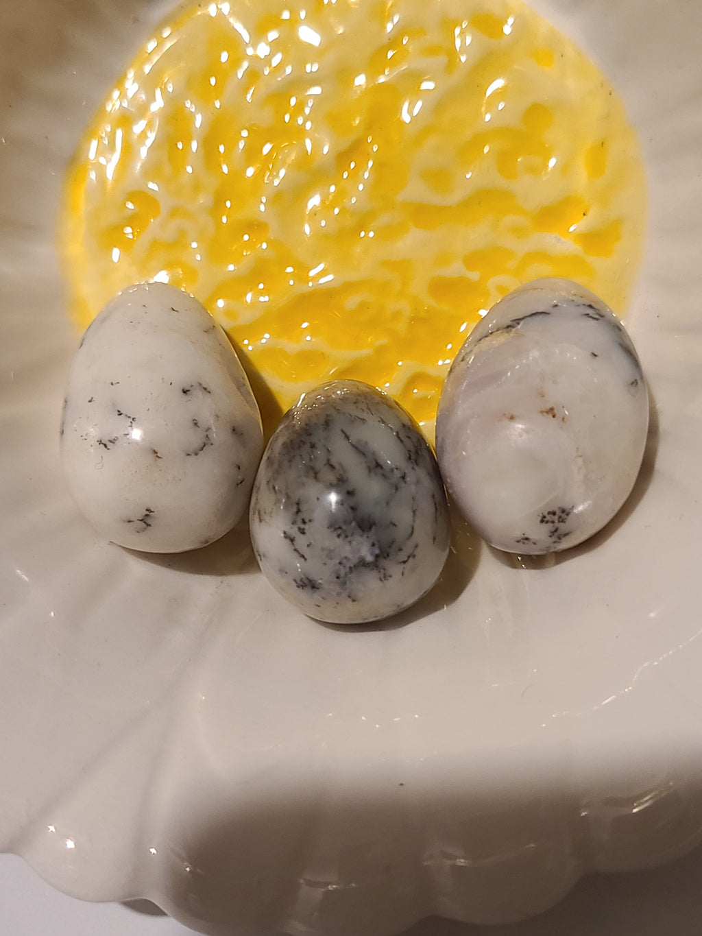 Dendritic Opal Pocket Stone: Growth, Balance & Clarity